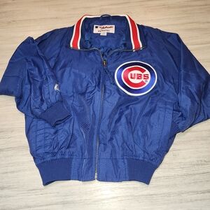 Vintage Majestic Authentic Chicago Cubs Full Zip Jacket Adult Size Small L1